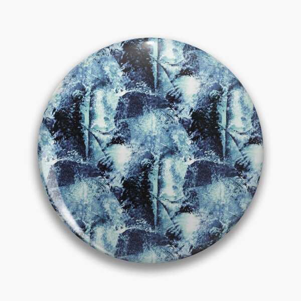 Item preview, Grungy Textured Abstract in Aqua and Black designed and sold by Artistestella.