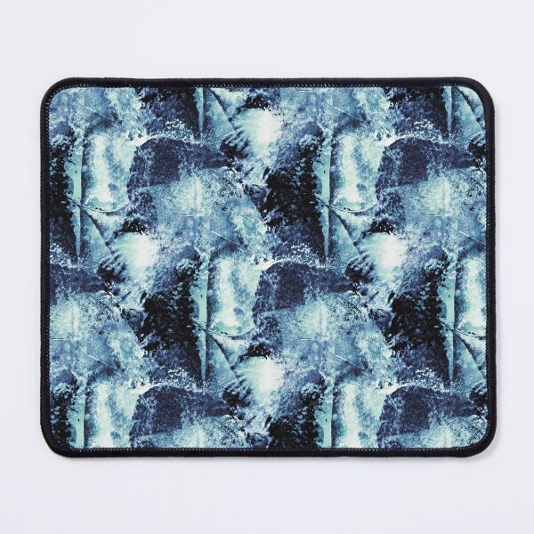Item preview, Grungy Textured Abstract in Aqua and Black designed and sold by Artistestella.