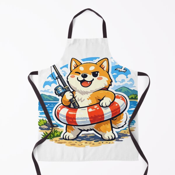 Item preview, Biwako Is Basically the Sea Shiba Inu Sticker | Funny Japan Travel Meme Kawaii Dog designed and sold by kawaii animal store (in Japan).