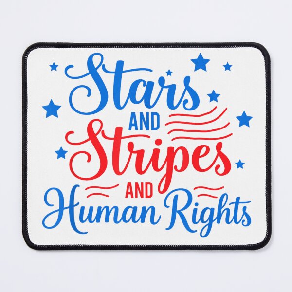 Item preview, Progressive Patriotic Typography Design Stars And Stripes And Human Rights Equality Art designed and sold by DienesAngele.