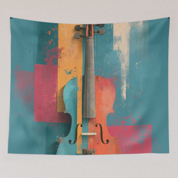 Item preview, classical violin drawing artwork designed and sold by gut2000.