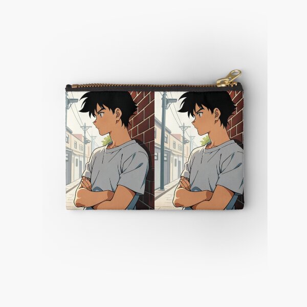 Item preview, Portrait - Man leaning brick wall crossed arms designed and sold by AnimeShin.