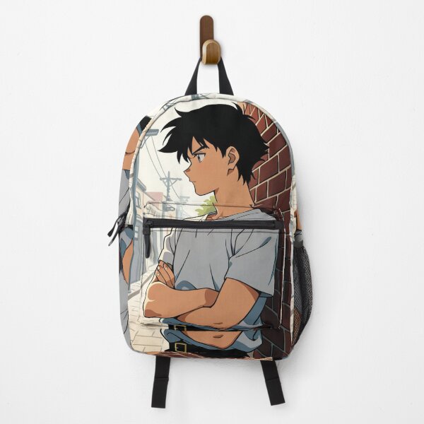 Item preview, Portrait - Man leaning brick wall crossed arms designed and sold by AnimeShin.