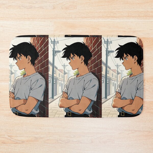 Item preview, Portrait - Man leaning brick wall crossed arms designed and sold by AnimeShin.