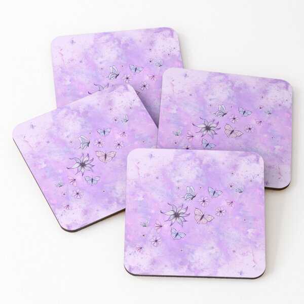 Item preview, Purple Butterfly Dream - Aesthetic Watercolor Design designed and sold by Violet-Forge.