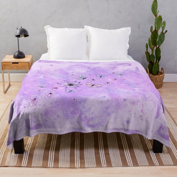 Item preview, Purple Butterfly Dream - Aesthetic Watercolor Design designed and sold by Violet-Forge.