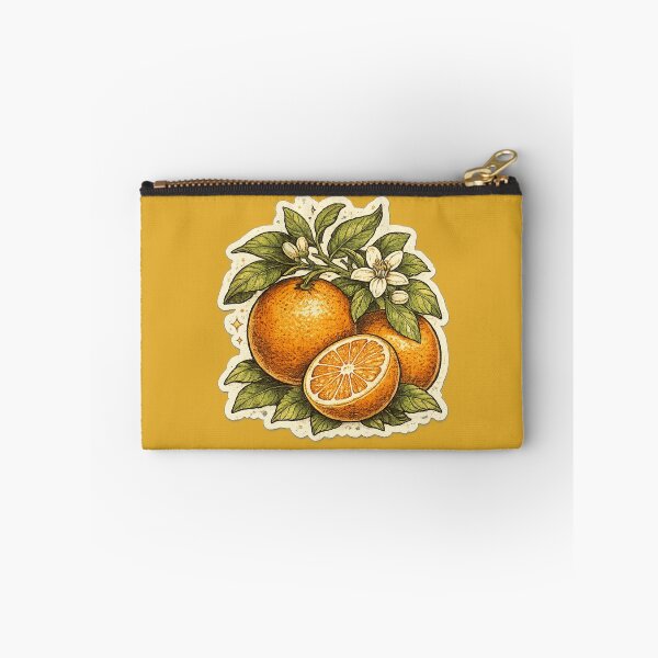 Item preview, Vintage Botanical Orange with Blossom Flowers – Victorian Natural History Illustration | Orange Art Print Gift designed and sold by irfanshikh.