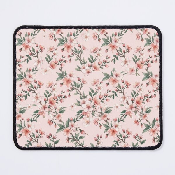 Item preview, Elegant Pink Cherry Blossom Floral Seamless Pattern designed and sold by FashioonTrends.