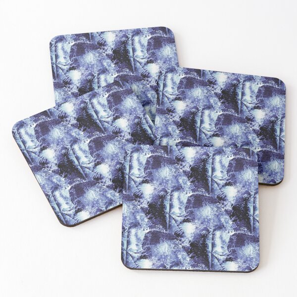 Item preview, Grungy Textured Abstract in Blue and Black designed and sold by Artistestella.