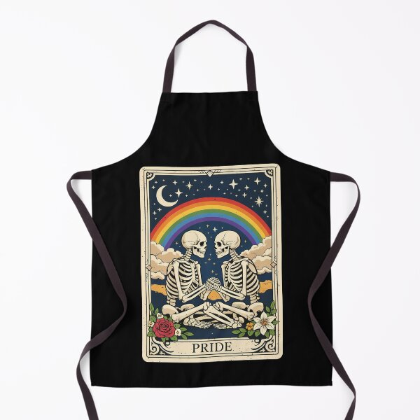 Item preview, Gay Pride Skeleton LGBT Tarot Card designed and sold by nosu-art-pod.