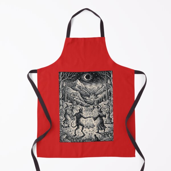 Item preview, Witches' Sabbath Night - Vintage Woodcut Illustration designed and sold by Marginalia Workshop.