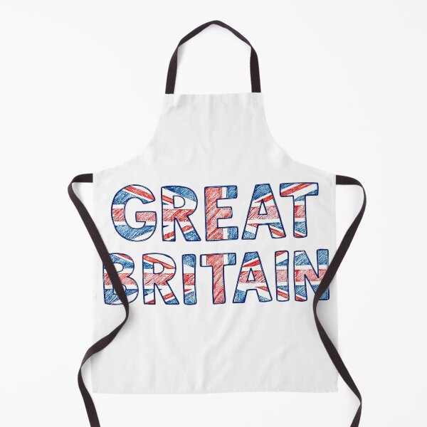 Item preview, Great Britain Flag Hand Drawn Text designed and sold by Ar0undTheW0rld.