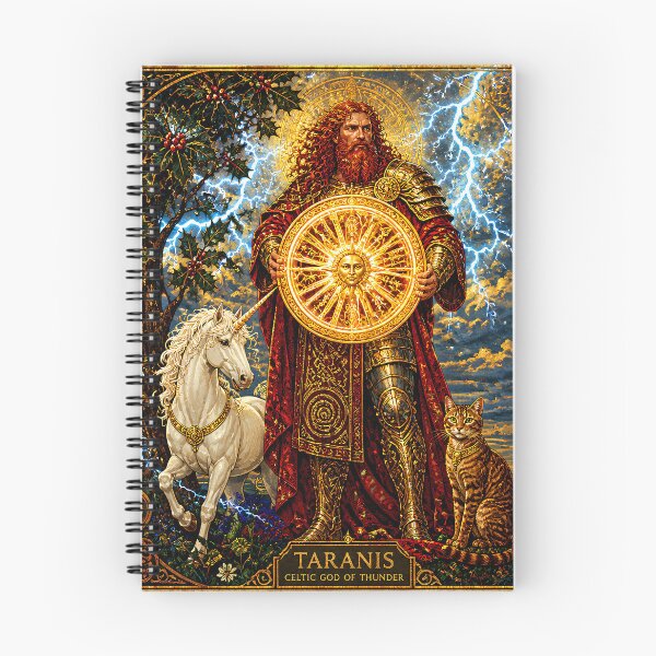 Item preview, Celtic Tree Calendar VIII: Taranis and the Holly | Celtic Tree Mythology Art designed and sold by Stoneflower-Art.