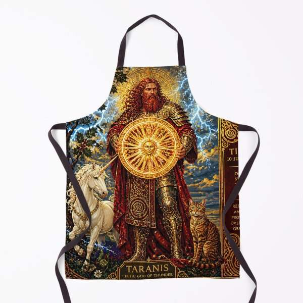 Item preview, Celtic Tree Calendar VIII: Taranis and the Holly | Celtic Tree Mythology Art designed and sold by Stoneflower-Art.
