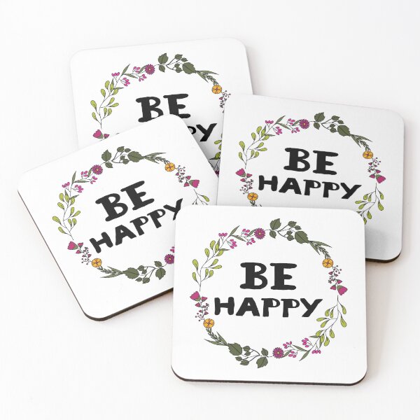 Item preview, BE HAPPY designed and sold by justsomethings.