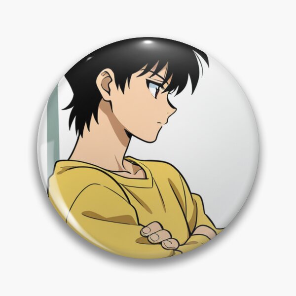 Item preview, Retrato - Hombre con suéter amarillo y brazos cruzados, pensativo designed and sold by AnimeShin.