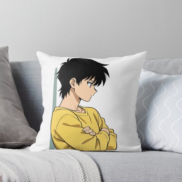Item preview, Portrait - Man yellow sweater crossed arms pensive designed and sold by AnimeShin.