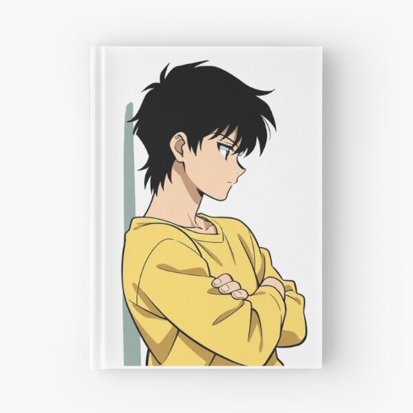 Item preview, Portrait - Man yellow sweater crossed arms pensive designed and sold by AnimeShin.