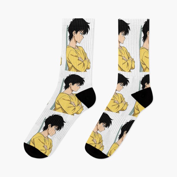 Item preview, Portrait - Man yellow sweater crossed arms pensive designed and sold by AnimeShin.