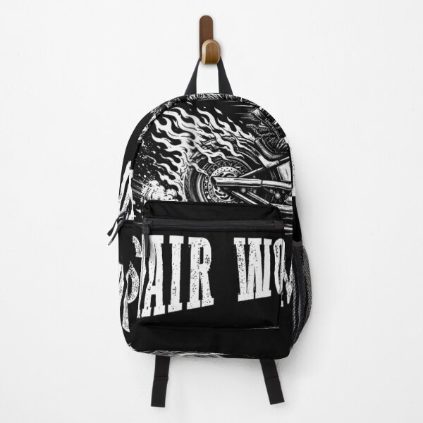 Item preview, Funny Bald Skeleton Riding Motorcycle Hair Would Only Slow Me Down Biker designed and sold by WilliaMaler.