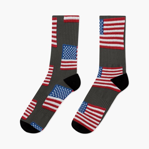Item preview, Crochet American Flag on Black designed and sold by TackyTime.