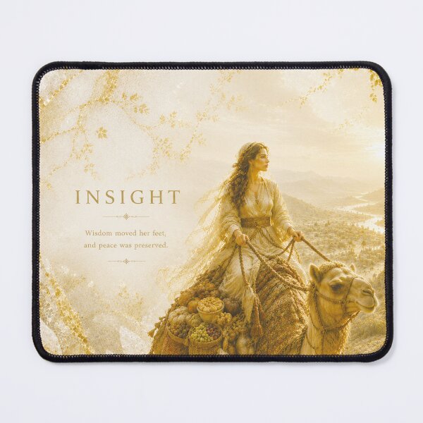 Item preview, Insight Abigail Bible Verse Wisdom Gold Crystal Art designed and sold by mizuNgrace.