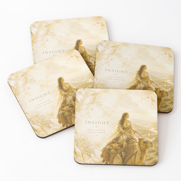Item preview, Insight Abigail Bible Verse Wisdom Gold Crystal Art designed and sold by mizuNgrace.