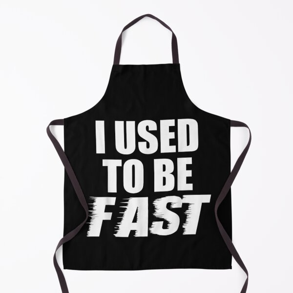 Item preview, Funny Retro Distressed Typographic Quote Design I Used To Be Fast Text designed and sold by WilliaMaler.