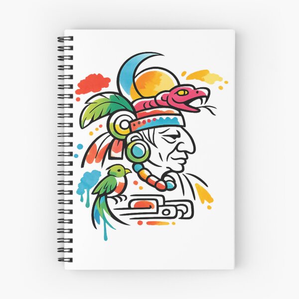 Item preview, Vibrant Mayan Priest with Serpent Headdress designed and sold by optimusprime39.