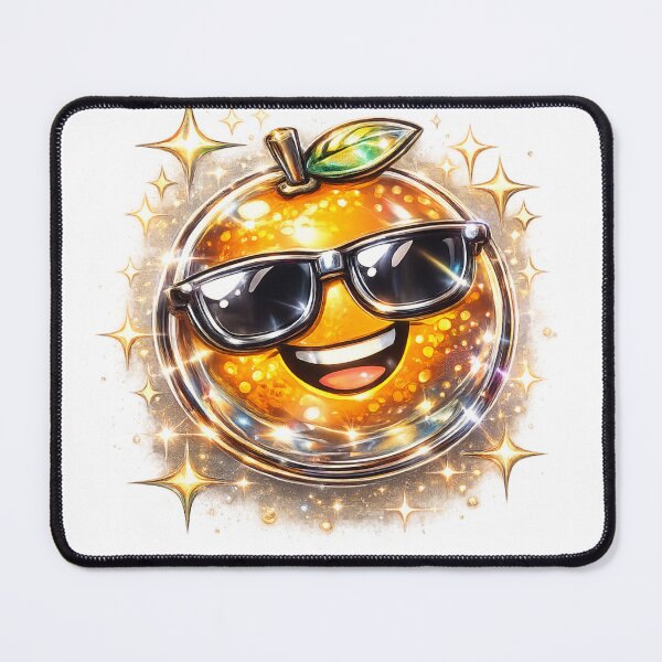 Item preview, Holographic Glitter Cool Orange Sunglasses Sparkle – Y2K Iridescent Citrus Art | Orange Aesthetic Gift designed and sold by irfanshikh.