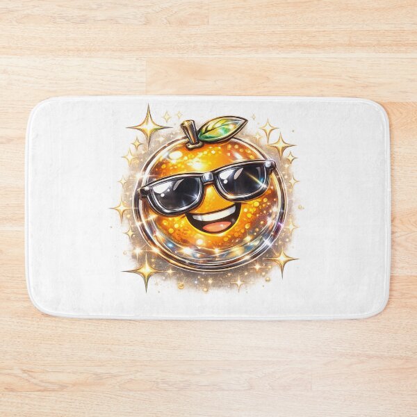 Item preview, Holographic Glitter Cool Orange Sunglasses Sparkle – Y2K Iridescent Citrus Art | Orange Aesthetic Gift designed and sold by irfanshikh.