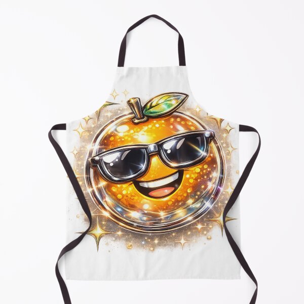 Item preview, Holographic Glitter Cool Orange Sunglasses Sparkle – Y2K Iridescent Citrus Art | Orange Aesthetic Gift designed and sold by irfanshikh.