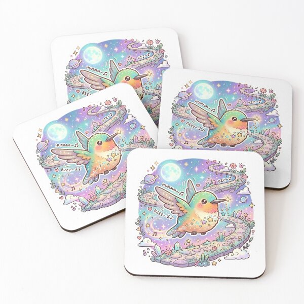 Item preview, Cosmic Hummingbird on the Stardust Melody Trail designed and sold by CuteRage.