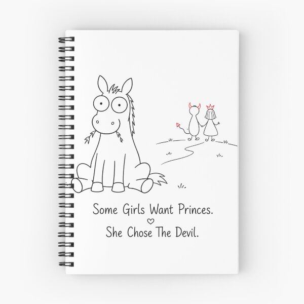 Item preview, Some Girls Want Princes. She Chose The Devil. designed and sold by byMosia.