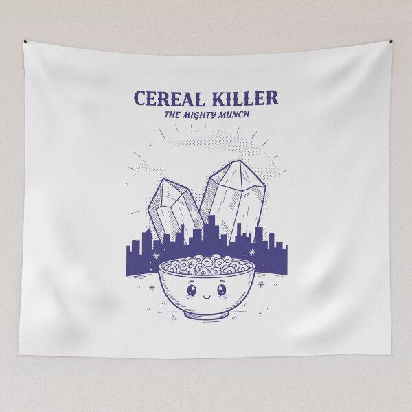 Item preview, Breakfast Cereal Killer The Mighty Munch Funny designed and sold by LuminOrb.