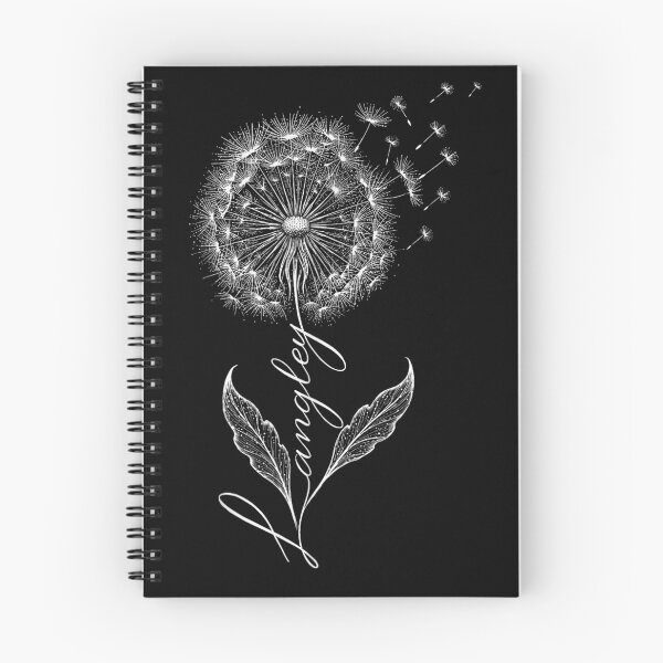 Item preview, Beautiful Dandelion Flower Blowing In The Wind Custom Script Name Langley Art designed and sold by WilliaMaler.