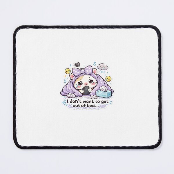 Item preview, I Don't Want to Get Out of Bed Sticker designed and sold by graphixlab09.