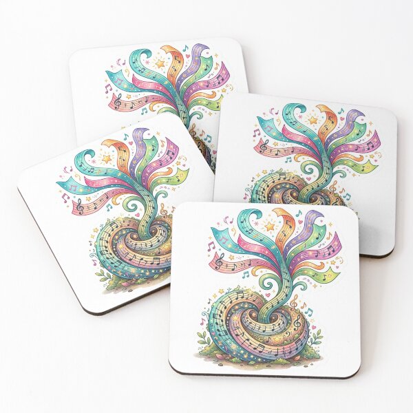 Item preview, Melody Bloom Tree of Colorful Music Dreams designed and sold by CuteRage.