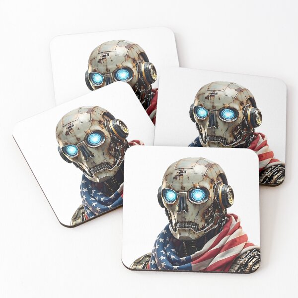 Item preview, Cyberpunk Uncle Sam: Distopian Freedom Fighter designed and sold by ToxicInkArt.