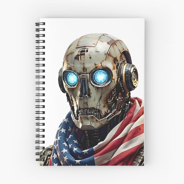 Item preview, Cyberpunk Uncle Sam: Distopian Freedom Fighter designed and sold by ToxicInkArt.
