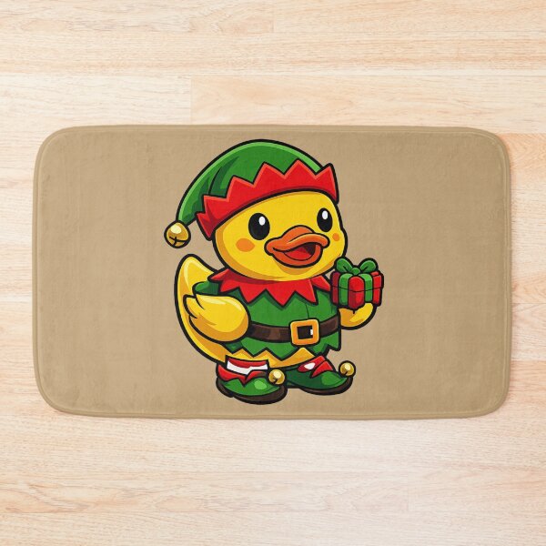 Item preview, Elf Rubber Duck Summer Christmas designed and sold by BROHLine Studio.