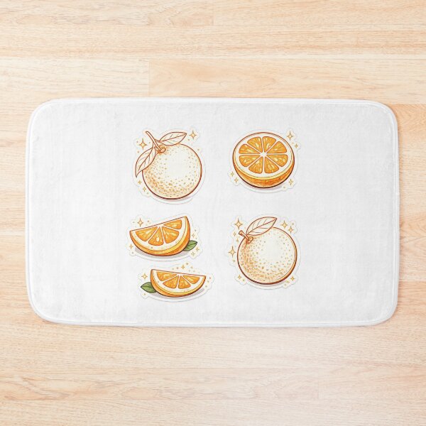 Item preview, Minimalist Orange Sticker Set Slices Halves – Clean Citrus Line Art Collection | Orange Aesthetic Gift designed and sold by irfanshikh.