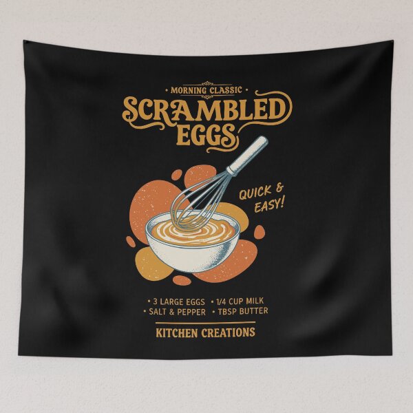 Item preview, Breakfast Scrambled Eggs Funny Brunch Coffee Food designed and sold by LuminOrb.