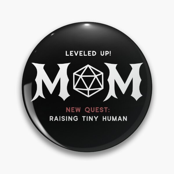 Item preview, Leveled Up Mom designed and sold by John Q. Cardholder.