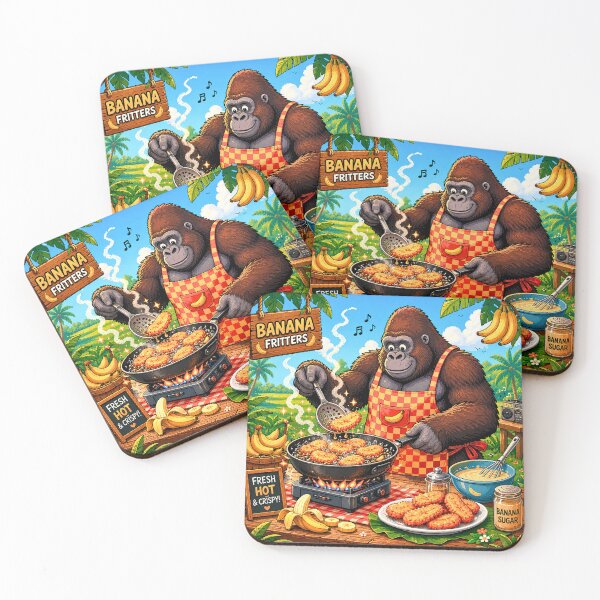 Item preview, Giant Gorilla's Banana Fritter Kitchen designed and sold by Kunal Jangam.