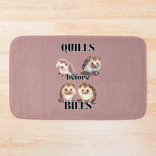 Item preview, Quills Before Bills Cute Pygmy Hedgehog Lovers Design designed and sold by Glitch-Cult.