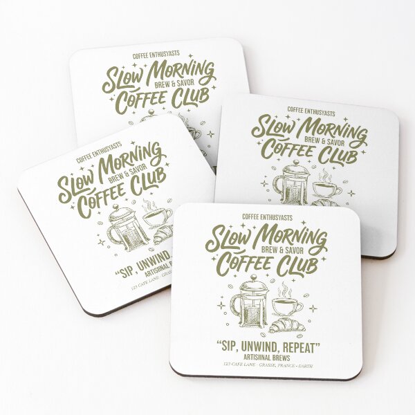 Item preview, Breakfast Coffee Morning Coffee Club Sip Unwind designed and sold by LuminOrb.