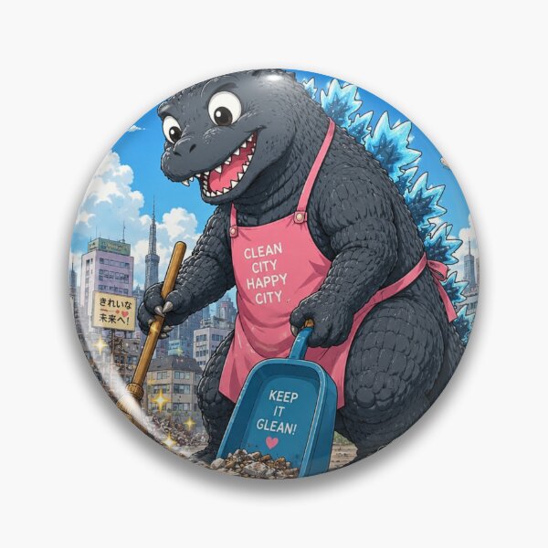 Item preview, Giant Monster City Cleanup Day designed and sold by Kunal Jangam.