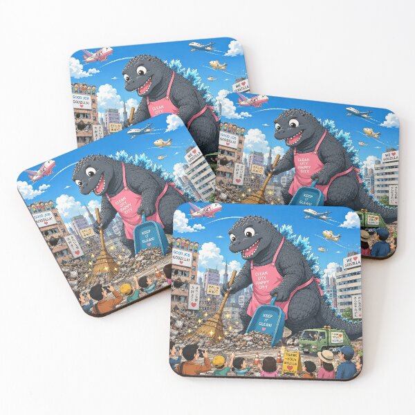 Item preview, Giant Monster City Cleanup Day designed and sold by Kunal Jangam.