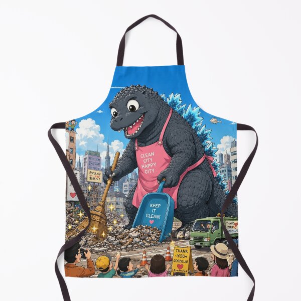 Item preview, Giant Monster City Cleanup Day designed and sold by Kunal Jangam.